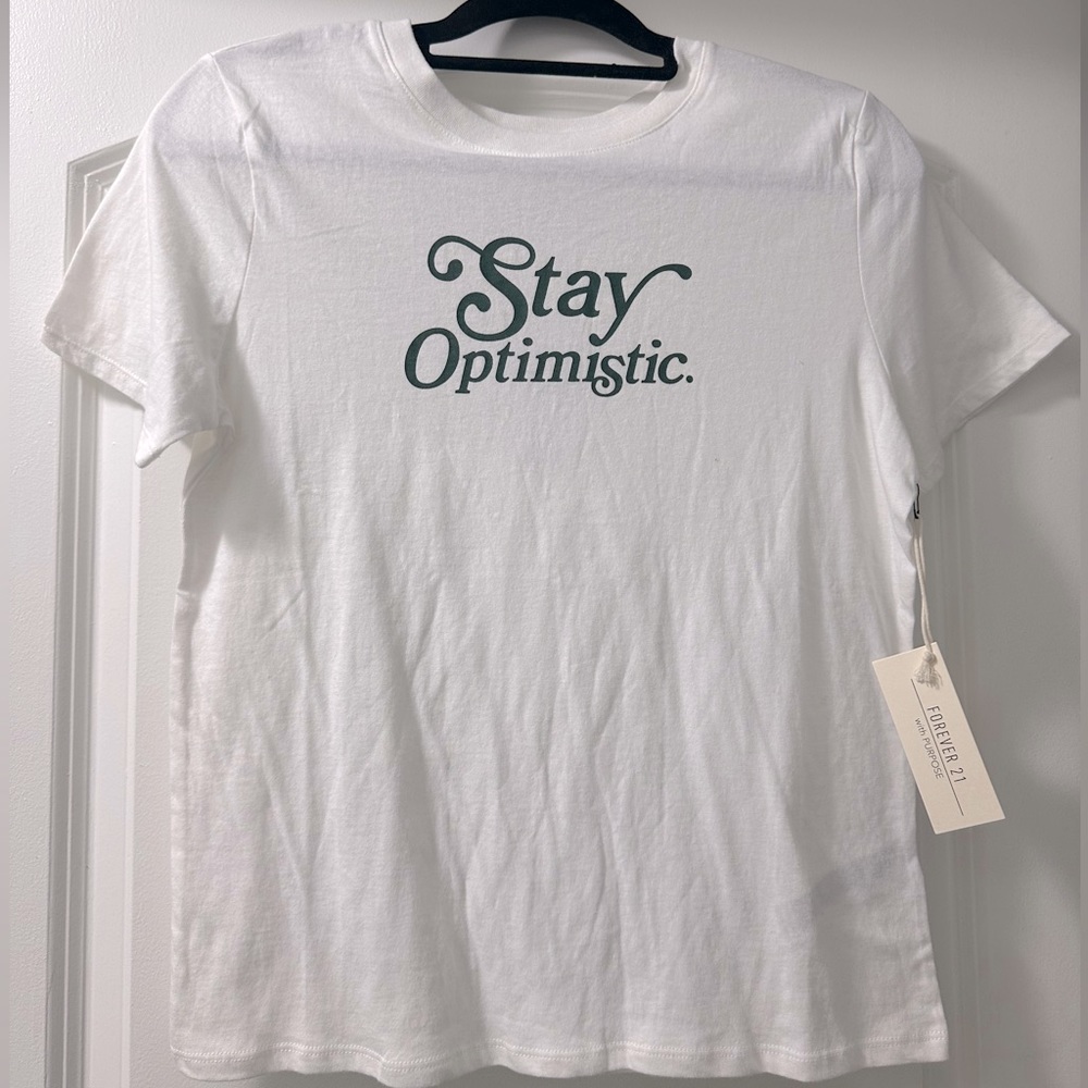 Loose fit white t-shirt
